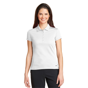 Nike Women's Dri-FIT Solid Icon Pique Modern Fit Polo.