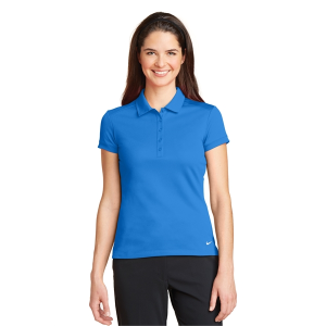 Nike Women's Dri-FIT Solid Icon Pique Modern Fit Polo.